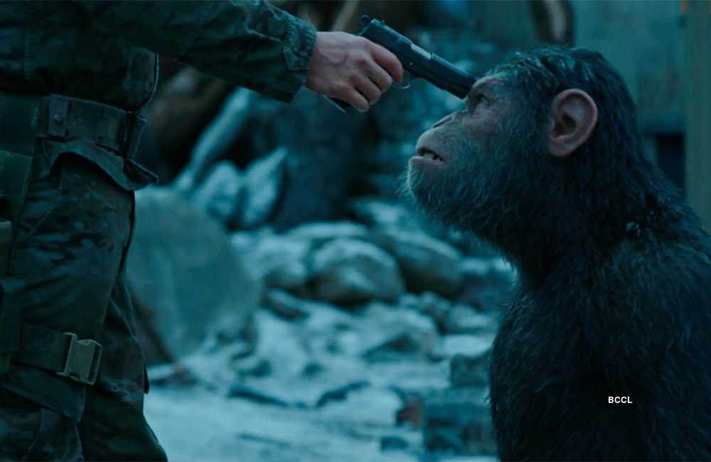 A still from War For The Planet Of The Apes