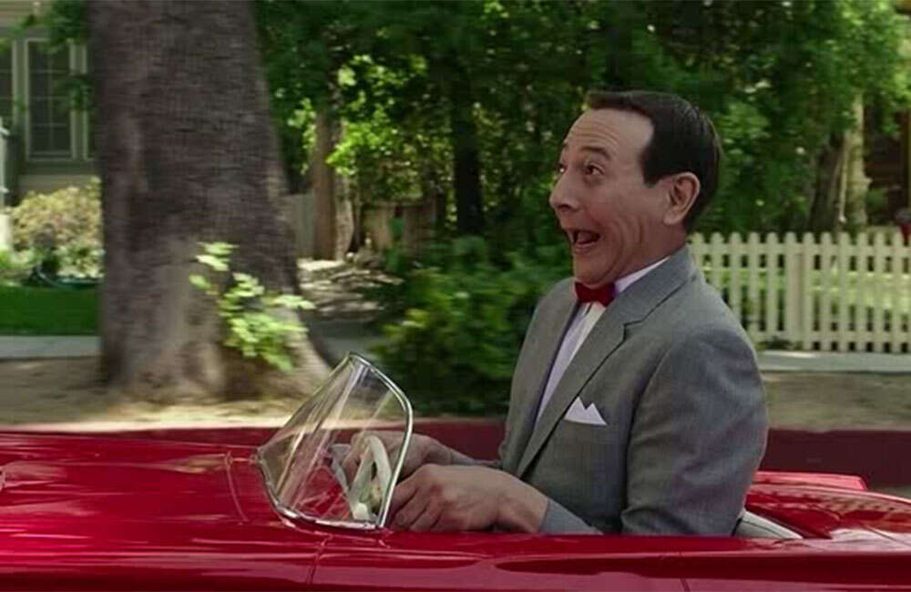 A still from Pee-Wee's Big Holiday
