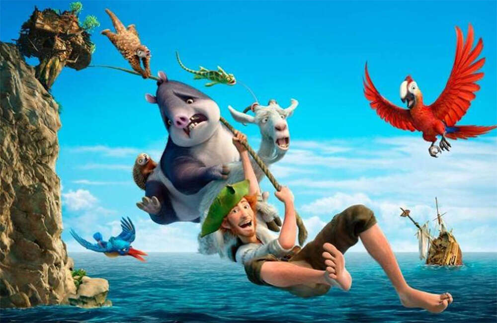A still from Robinson Crusoe