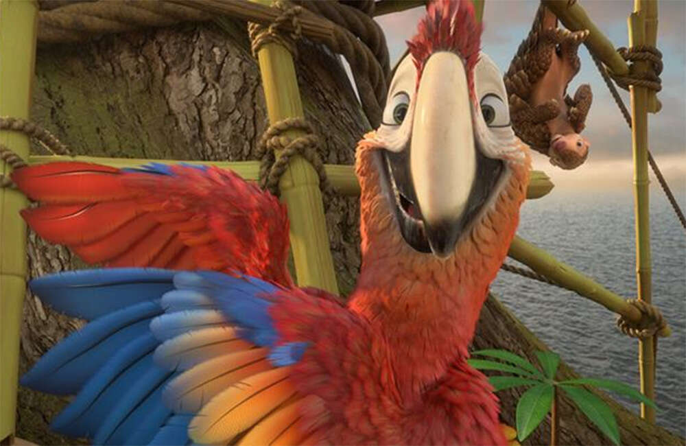 A still from Robinson Crusoe