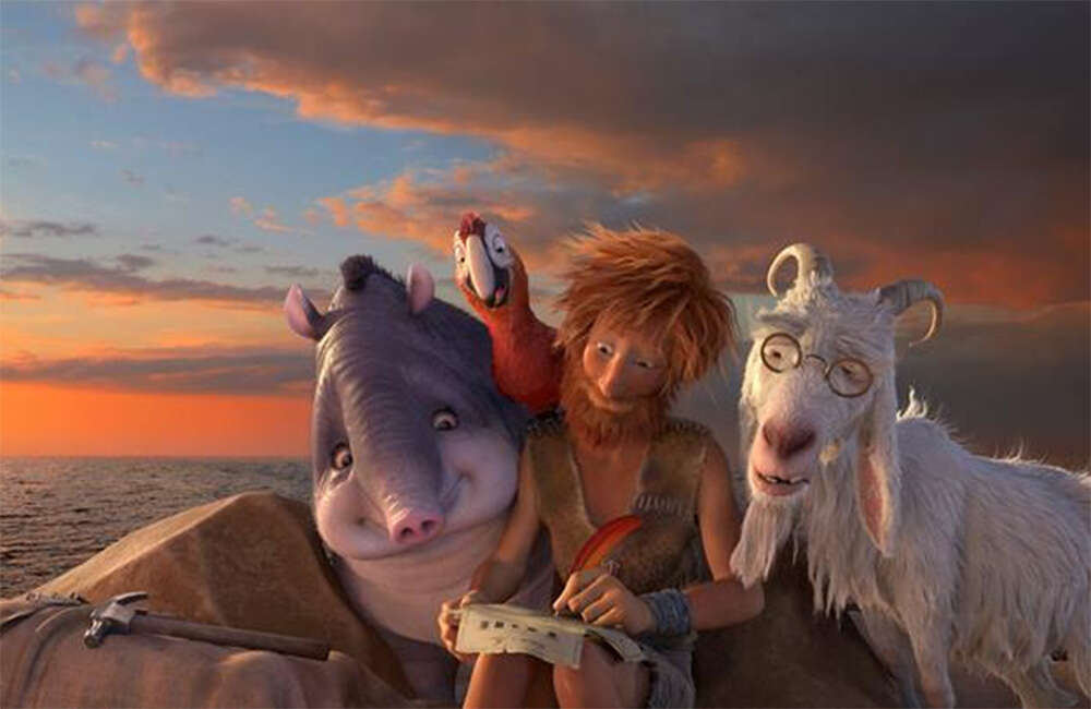 A still from Robinson Crusoe