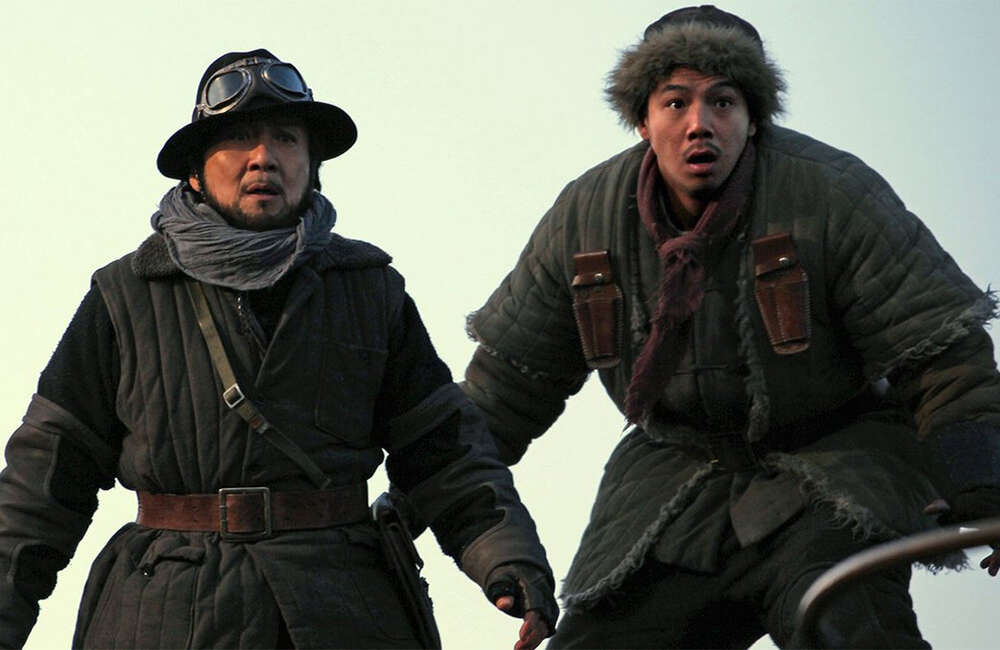 A still from Railroad Tigers