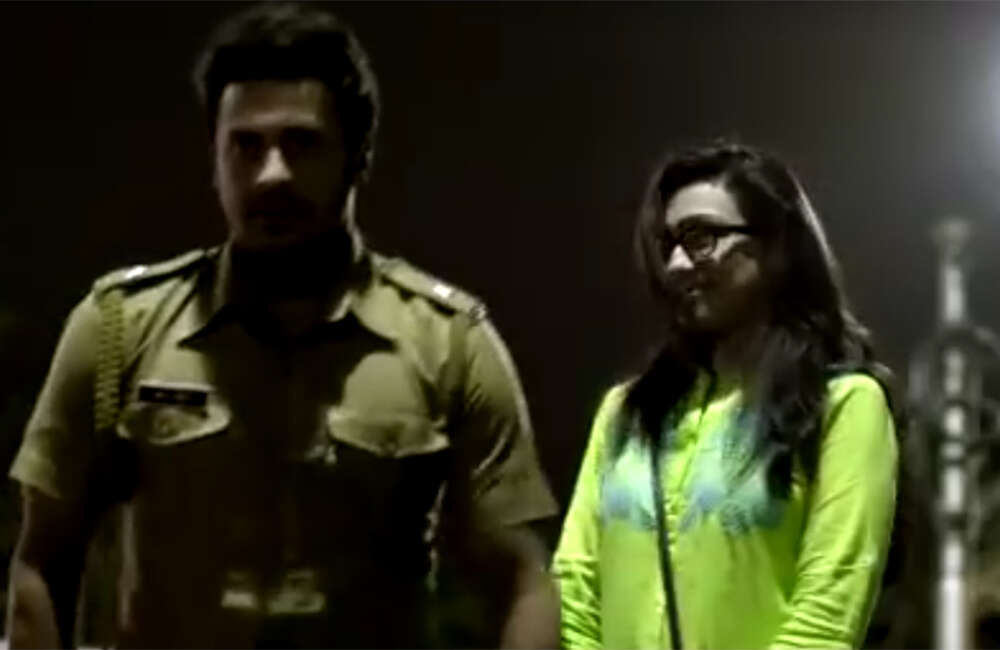 A still from Aguner Pakhi
