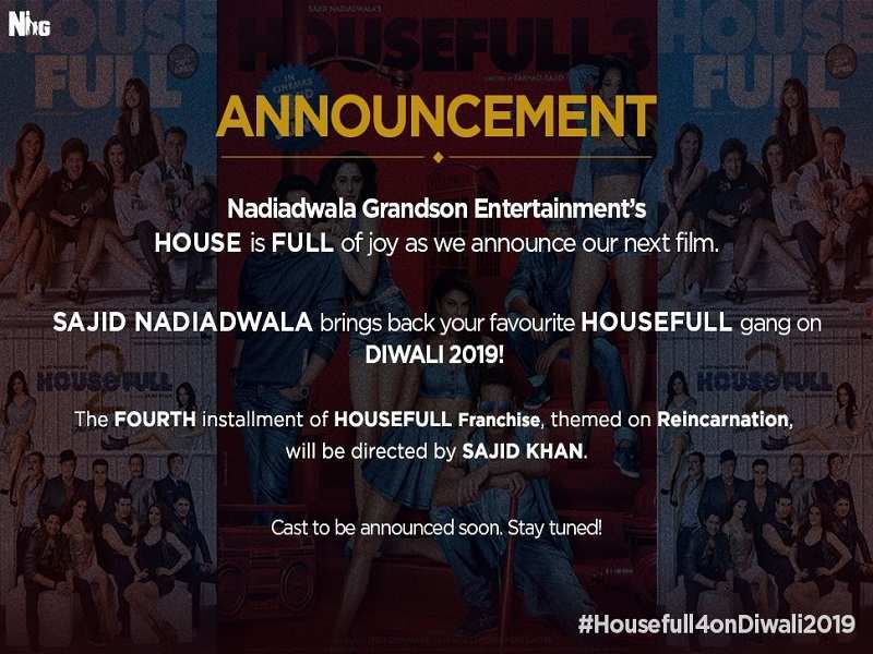 ‘Housefull 4’ to release on Diwali 2019
