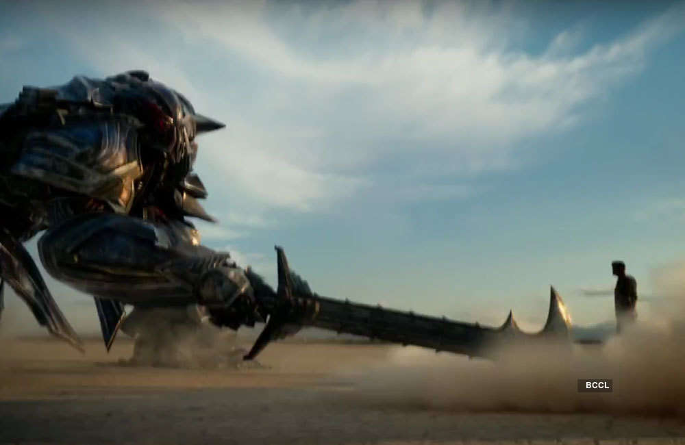 A still from Transformers: The Last Knight