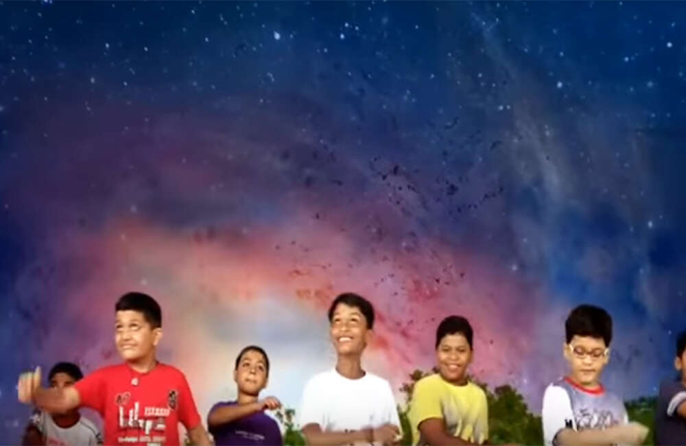 A still from Shyamchi Shala