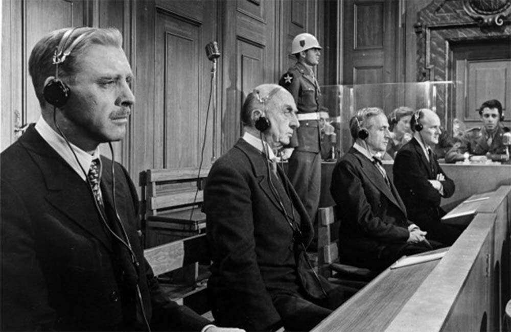 A still from Judgement At Nuremberg