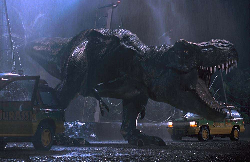 A still from Jurassic Park