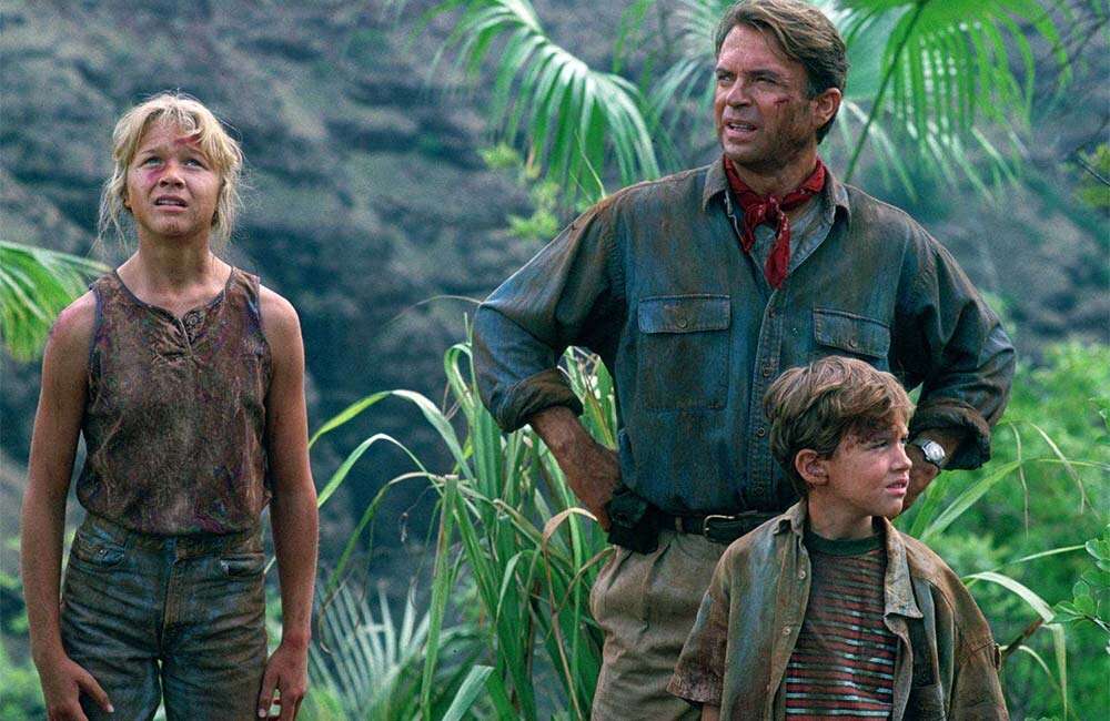 A still from Jurassic Park