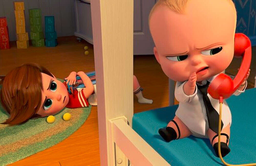 A still from The Boss Baby