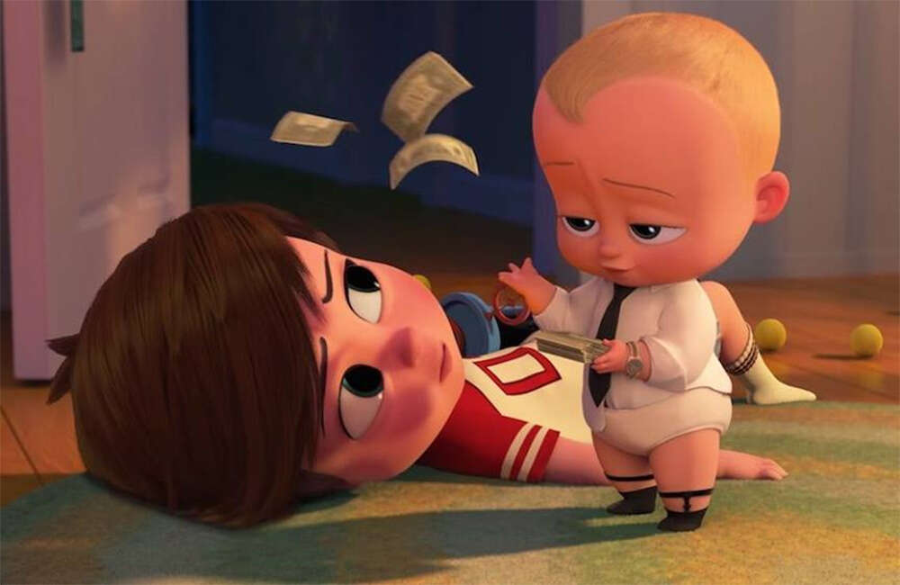 A still from The Boss Baby