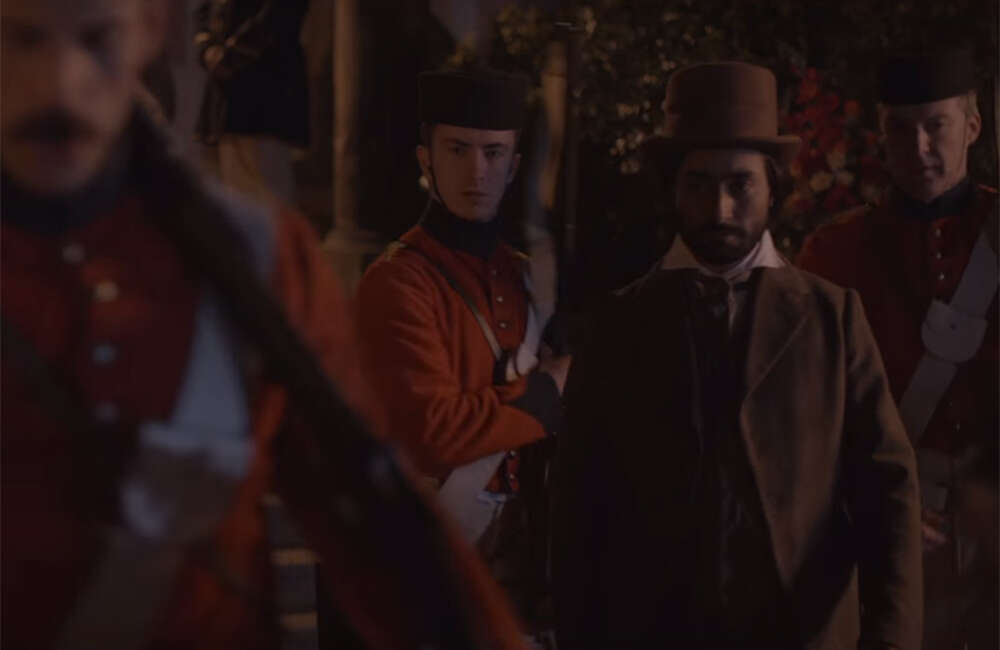 A still from The Black Prince