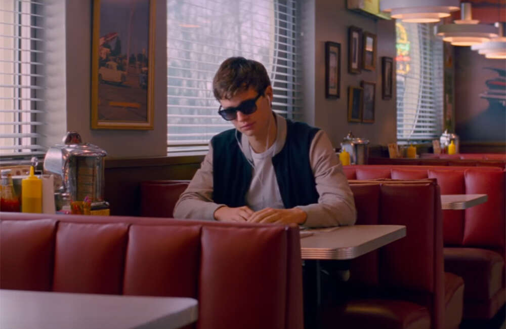 A still from Baby Driver
