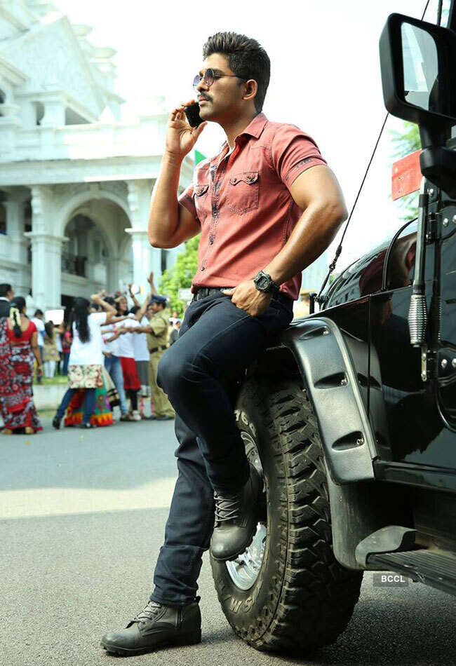 A still from Sarrainodu