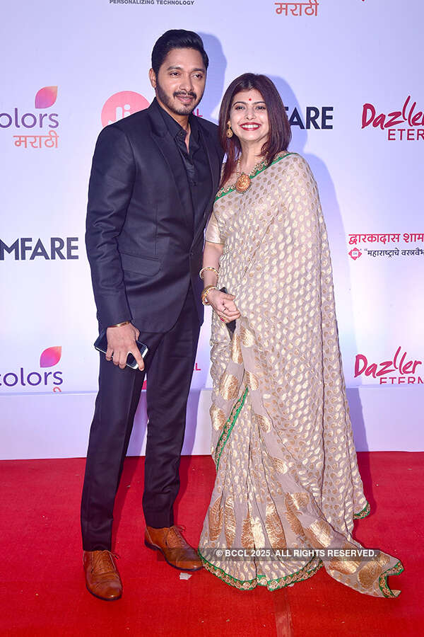 Shreyas Talpade with his wife Deepti Talpade
