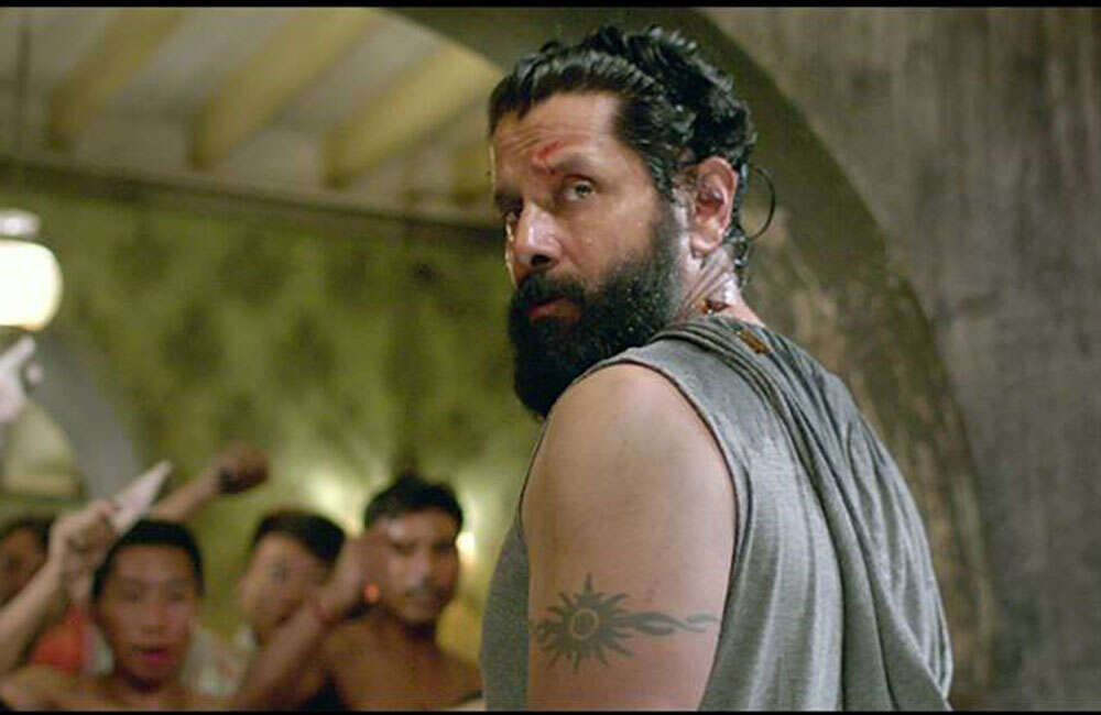 A still from Iru Mugan