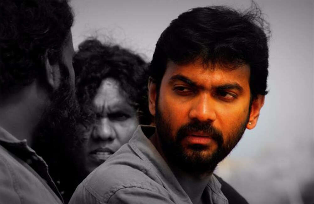 A still from Aavu Puli Madhyalo Prabhas Pelli