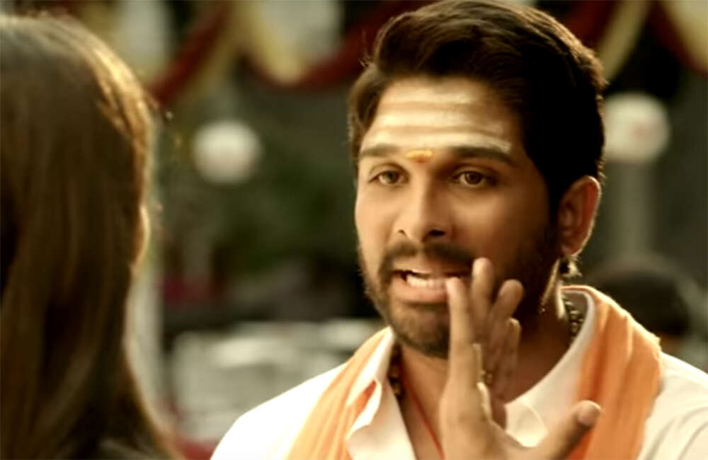 A still from DJ Duvvada Jagannadham