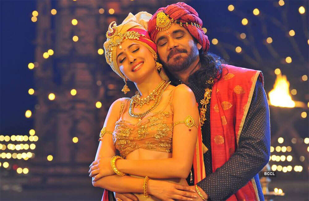A still from Om Namo Venkatesaya