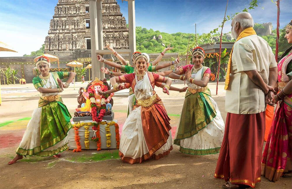 A still from Om Namo Venkatesaya