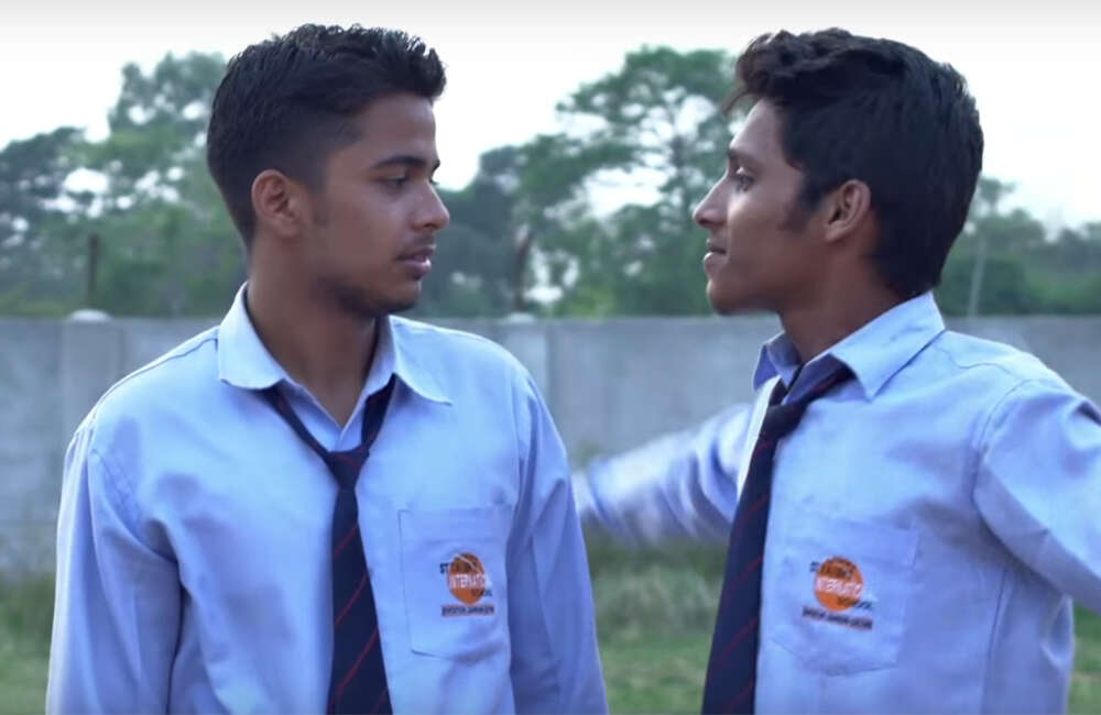 A still from Le Lotta