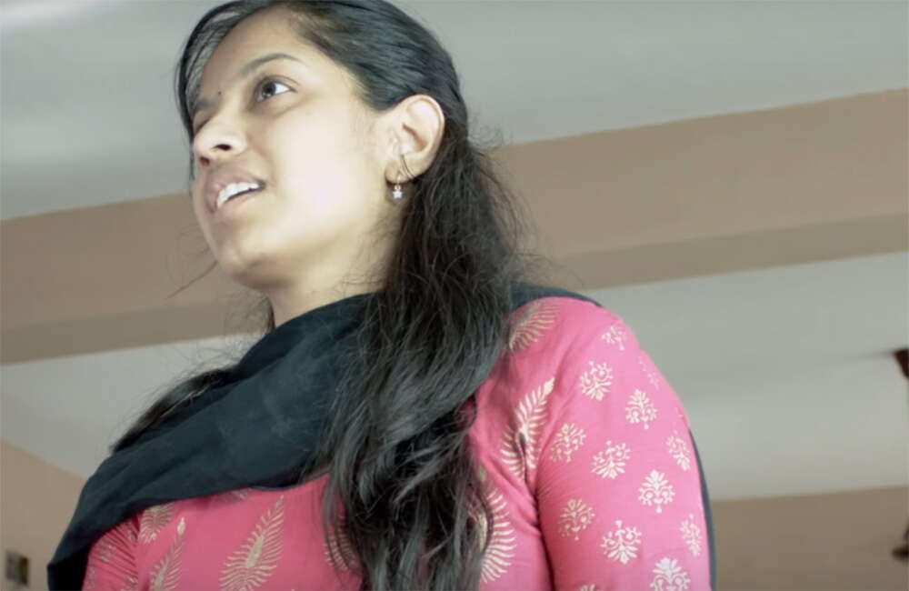 A still from Pragamiyam