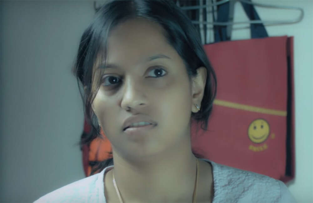 A still from Pragamiyam