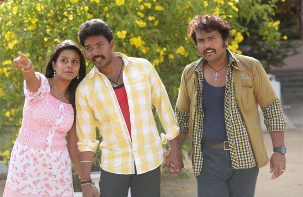 A still from Neethan Raja