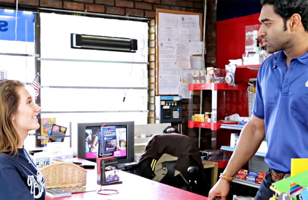 A still from Green Card