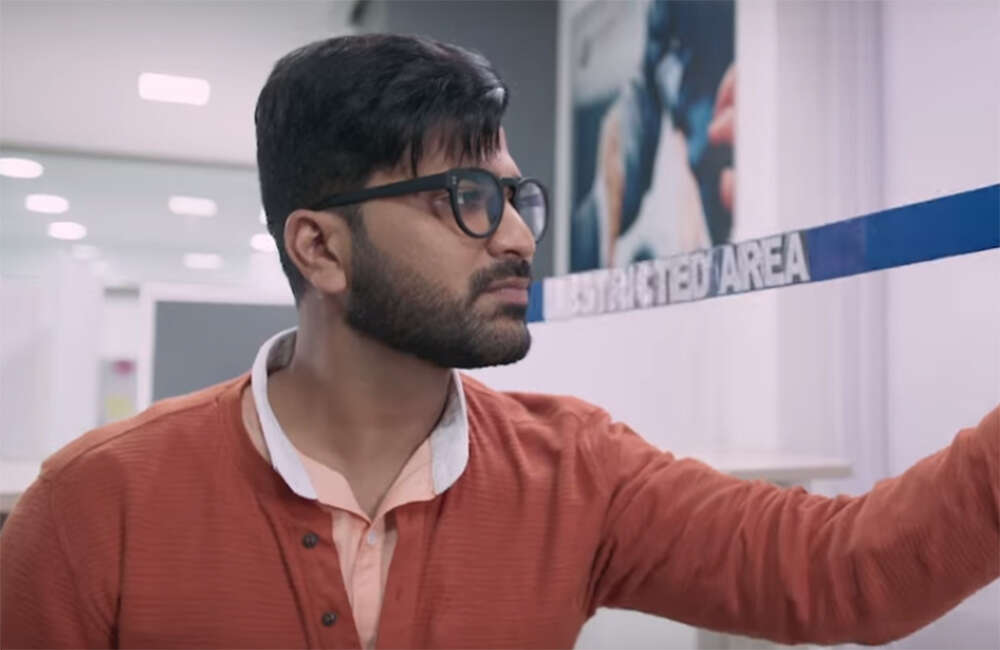 A still from Mahanubhavudu
