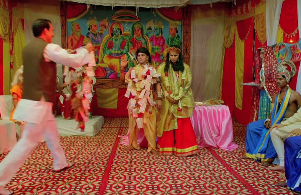 A still from Muavza: Zameen Ka Paisa