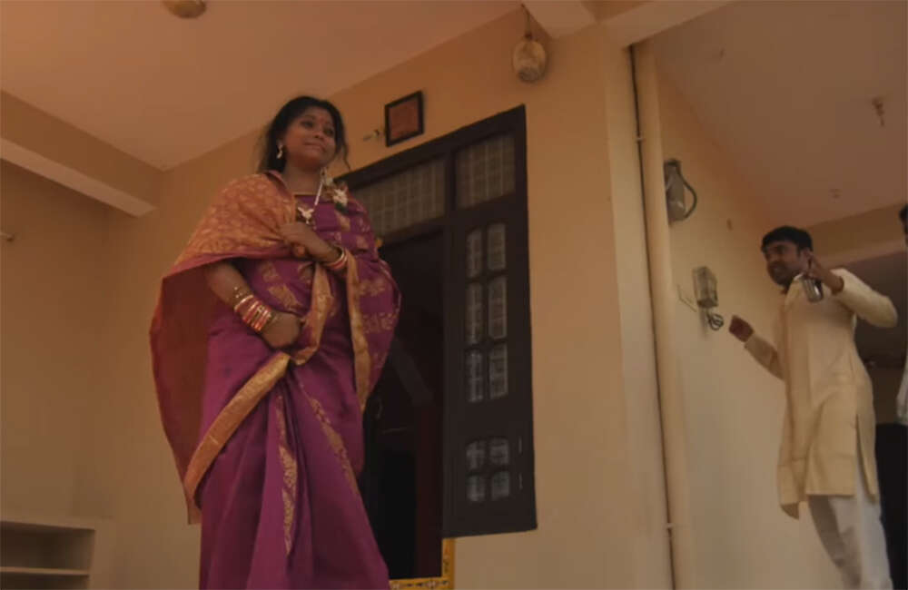 A still from Anaganaga Oka Durga