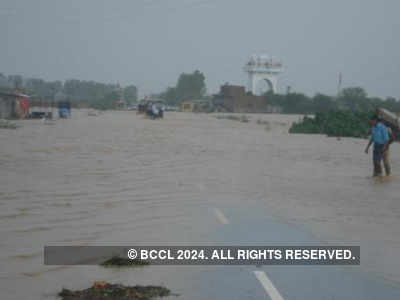 Heavy rains flooded Punjab & Haryana
