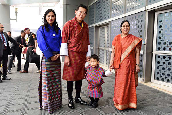 Bhutanese King meets Prezident Kovind