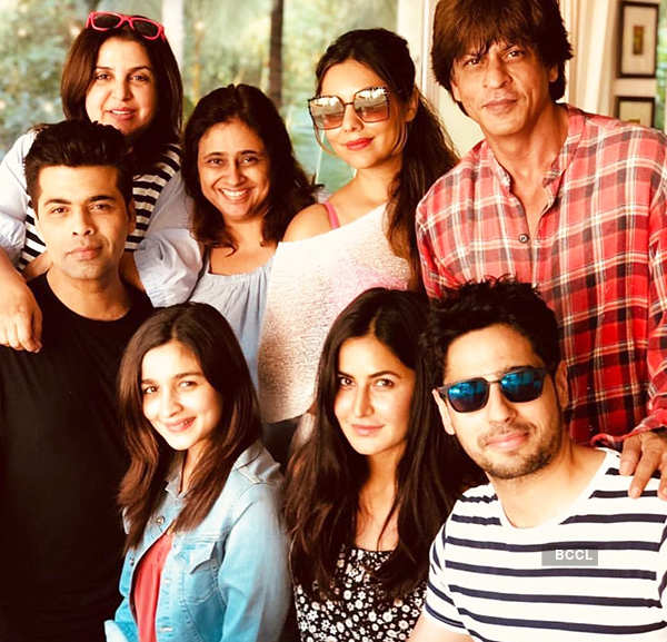 B-town stars get in the party mood as they celebrate Shah Rukh Khan’s 52nd birthday