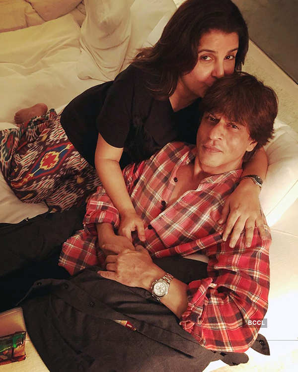 B-town stars get in the party mood as they celebrate Shah Rukh Khan’s 52nd birthday