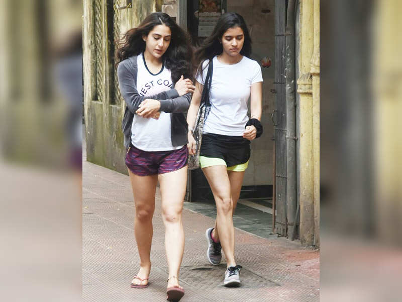 Sara Ali Khan spotted on an early morning walk with a friend