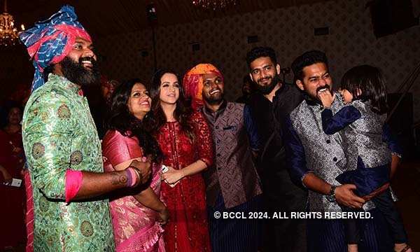 Actor Lal's daughter's engagement ceremony