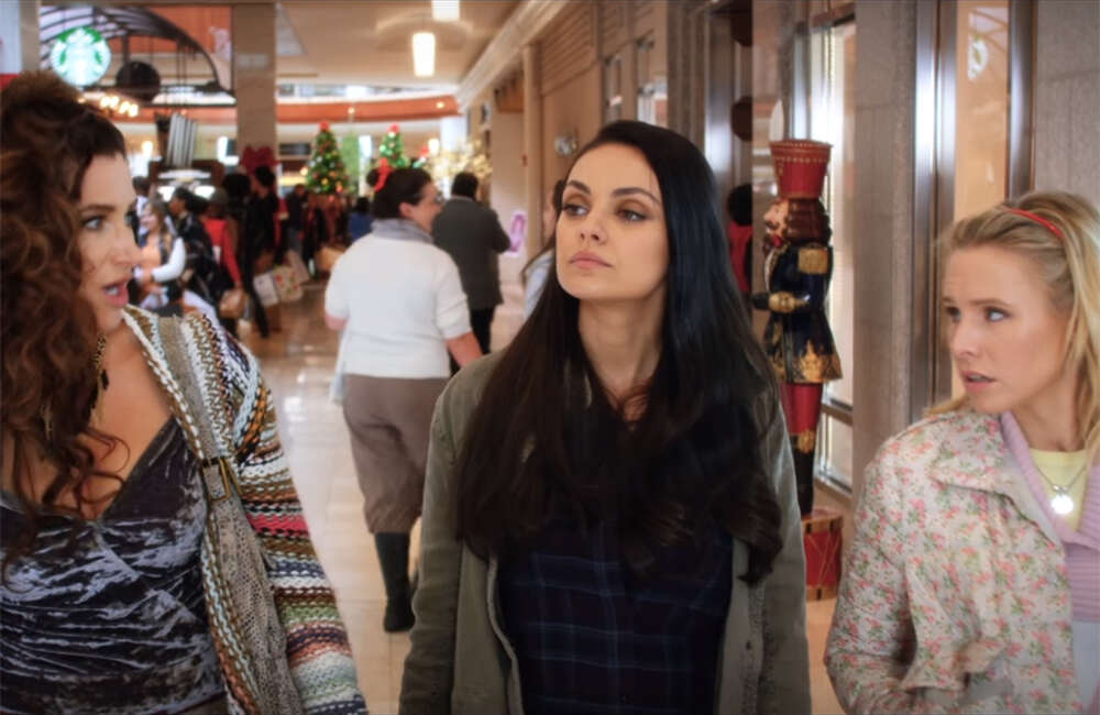 A still from A Bad Mom's Christmas