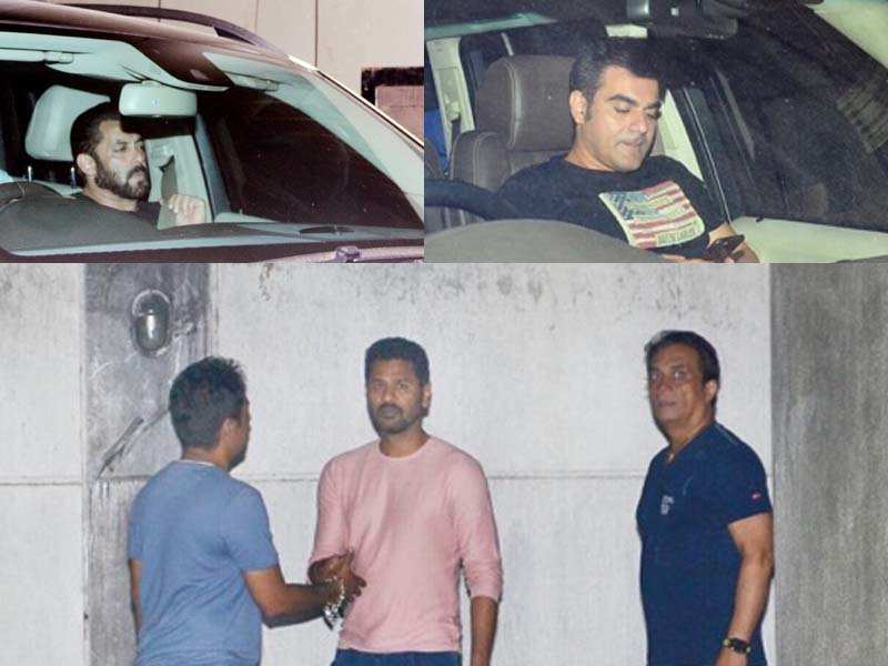 Pics: Salman Khan-Arbaaz Khan spotted post meeting with Prabhudeva for 'Dabangg 3'?