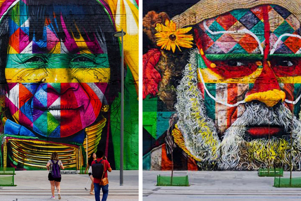 Brazilian graffiti artist makes the world’s largest mural | Times of ...