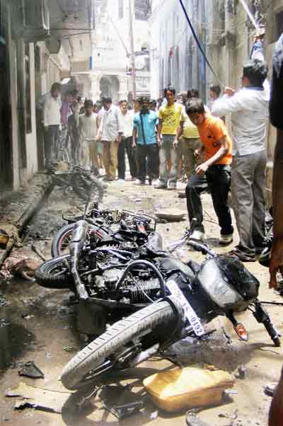 Blast in Allahabad