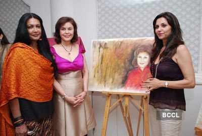Anjana Kuthiala's art exhibition