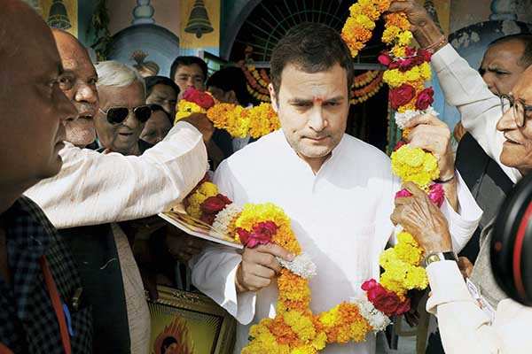 Rahul Gandhi holds roadshow in Gujarat