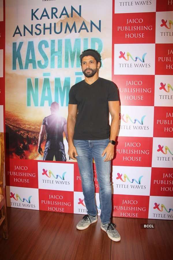 Farhan Akhtar at Kashmirnama launch