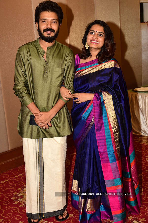 RJ Shaan and actress Parvathy Menon’s starry wedding reception