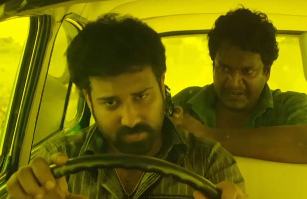 A still from Snehamera Jeevitham