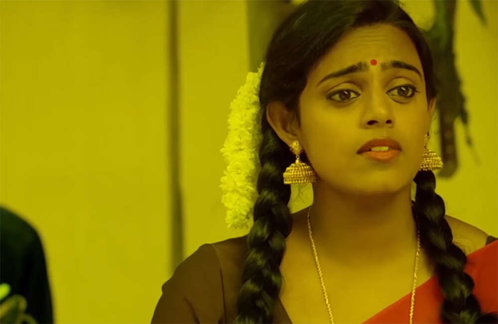 A still from Snehamera Jeevitham