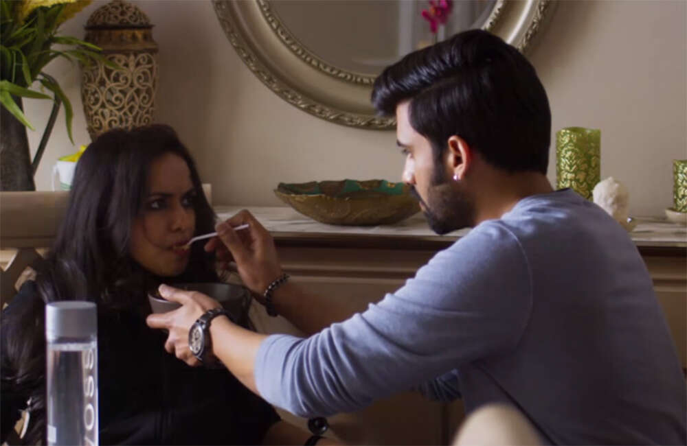 A still from Prema Entha Madhuram Priyuralu Antha Katinam