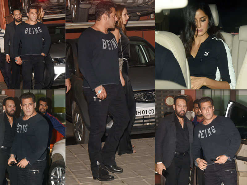 Pics: Salman Khan, Iulia Vantur and Katrina Kaif spotted at Arpita Khan’s party